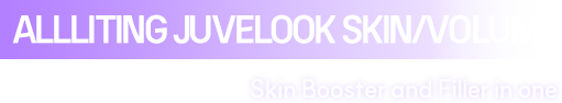 allliting clinic sub txt juvelook skin, volume